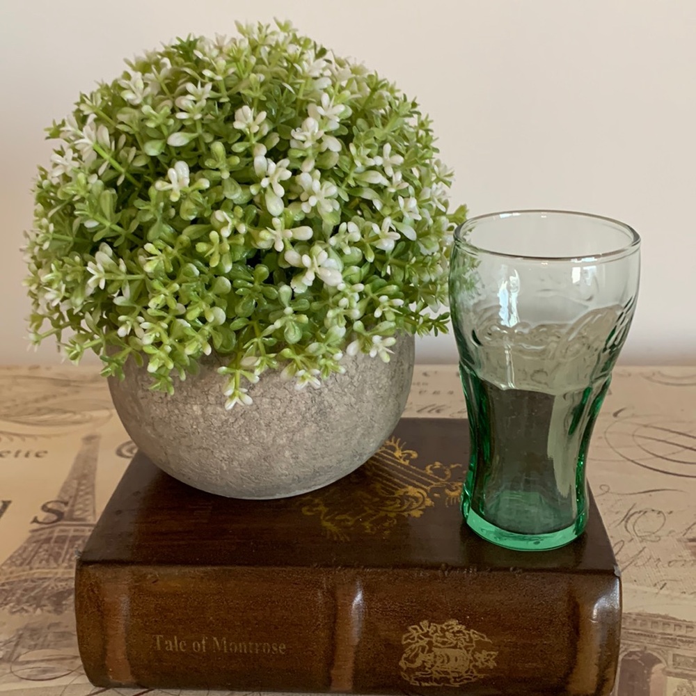 Coca Cola Mini Glass (Green Glass) 💖